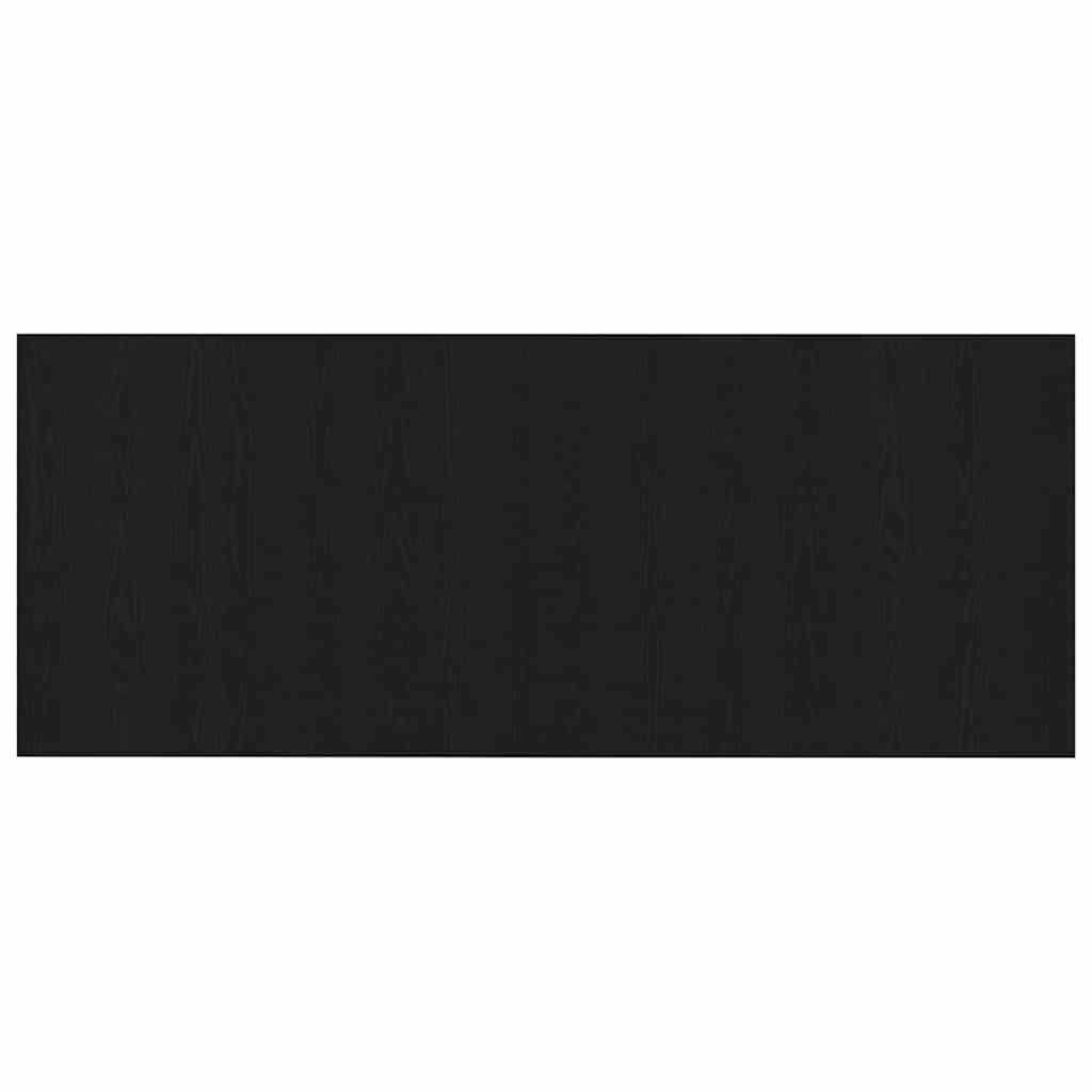 vidaXL Bed Headboard Black Oak 200 x 1.5 x 80.5 cm Engineered Wood