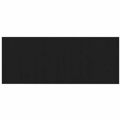 vidaXL Bed Headboard Black Oak 200 x 1.5 x 80.5 cm Engineered Wood