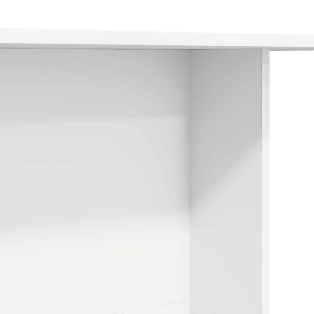 vidaXL Dining Table White 110 x 60 x 75 cm Engineered Wood