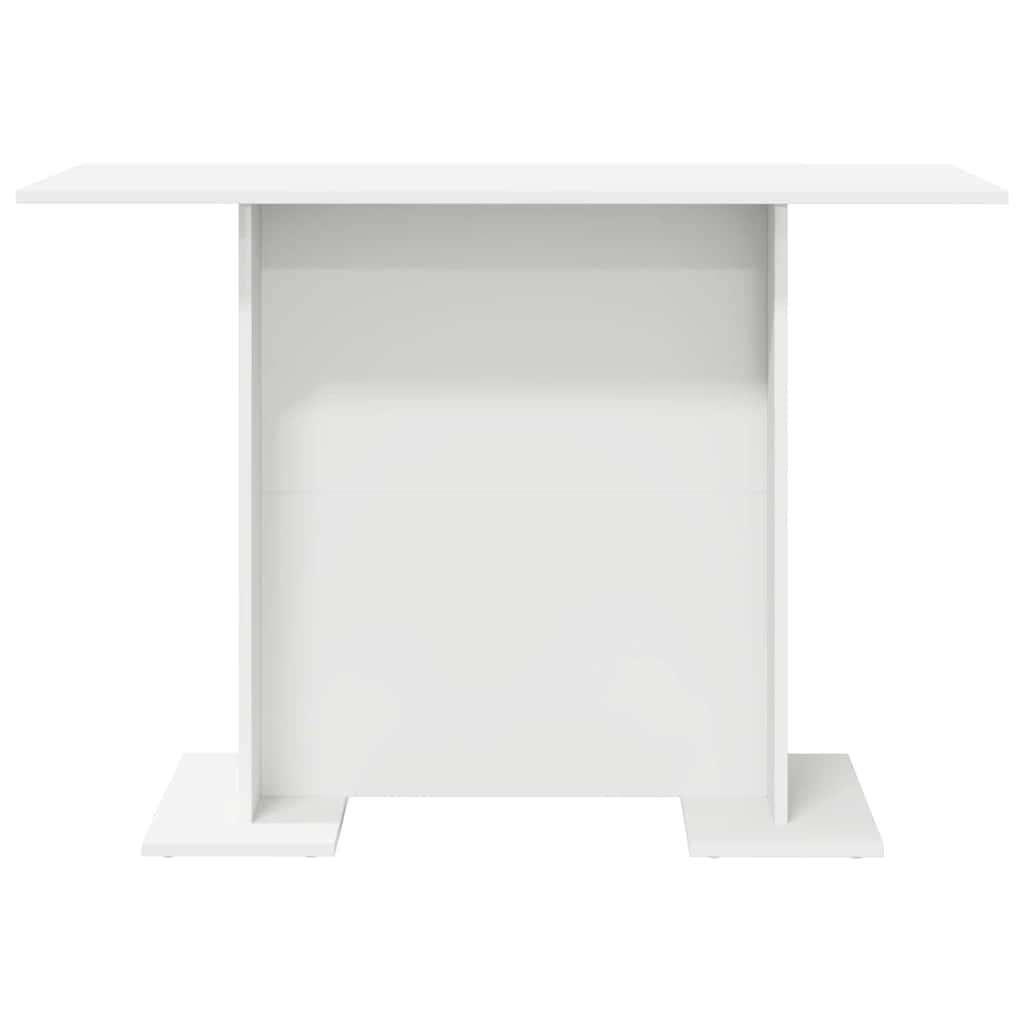 vidaXL Dining Table White 110 x 60 x 75 cm Engineered Wood