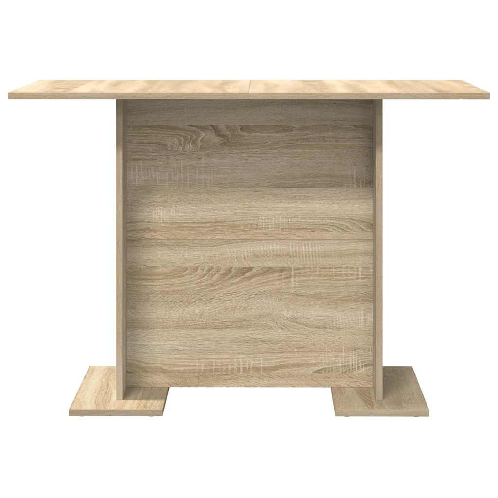 vidaXL Dining Table Sonoma Oak 110 x 60 x 75 cm Engineered Wood