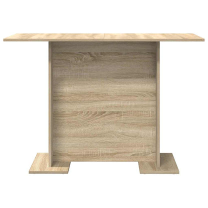 vidaXL Dining Table Sonoma Oak 110 x 60 x 75 cm Engineered Wood