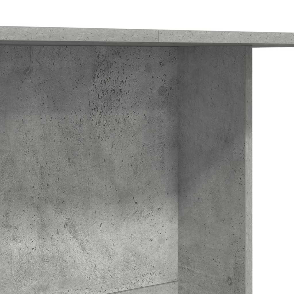vidaXL Dining Table Concrete Grey 110 x 60 x 75 cm Engineered Wood