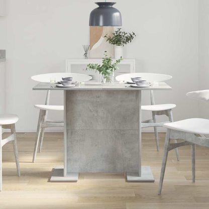 vidaXL Dining Table Concrete Grey 110 x 60 x 75 cm Engineered Wood