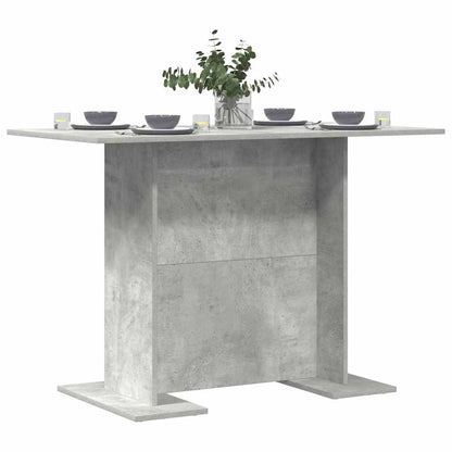 vidaXL Dining Table Concrete Grey 110 x 60 x 75 cm Engineered Wood
