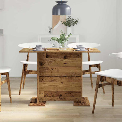 vidaXL Dining Table Old Wood 110 x 60 x 75 cm Engineered Wood