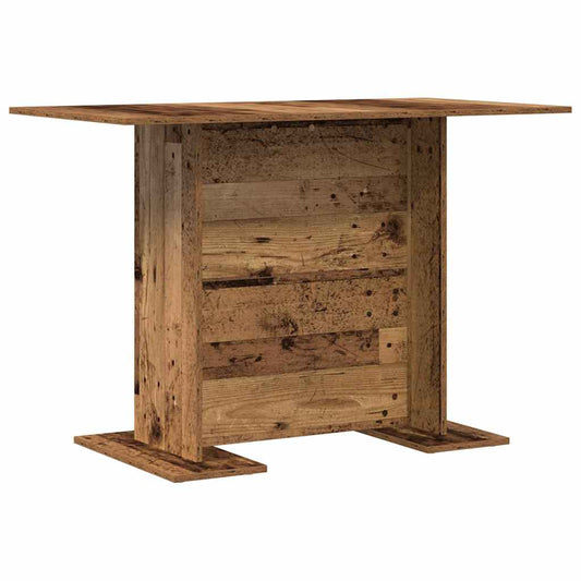 vidaXL Dining Table Old Wood 110 x 60 x 75 cm Engineered Wood