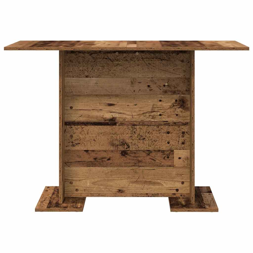 vidaXL Dining Table Old Wood 110 x 60 x 75 cm Engineered Wood