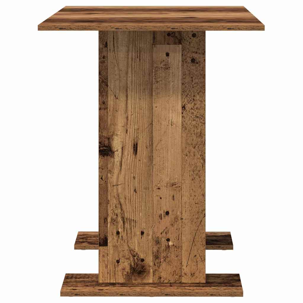 vidaXL Dining Table Old Wood 110 x 60 x 75 cm Engineered Wood
