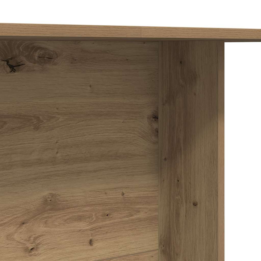 vidaXL Dining Table 110 x 60 x 75 cm Engineered Wood Artisan Oak