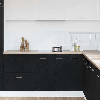 vidaXL Bottom Cabinet Black Oak 60x46x81,5 cm Engineered Wood
