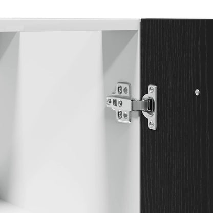 vidaXL Bottom Cabinet Black Oak 60x46x81.5 cm Engineered Wood