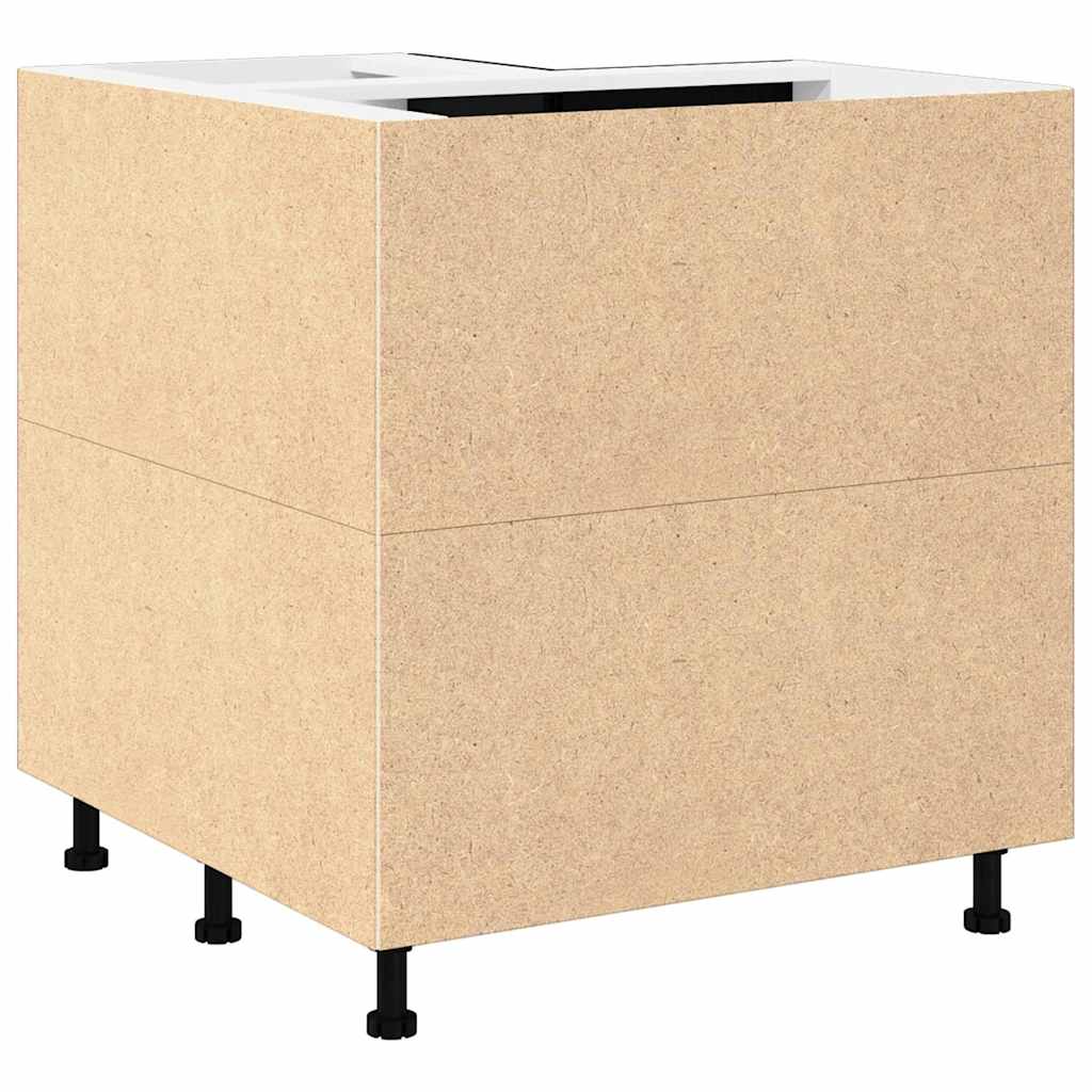 vidaXL Hanging Cabinet Black Oak 75.5 x 75.5 x 80.5 cm Engineered Wood