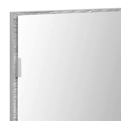 vidaXL Mirror High grey sonoma 80 x 37 cm Glass and Engineered Wood