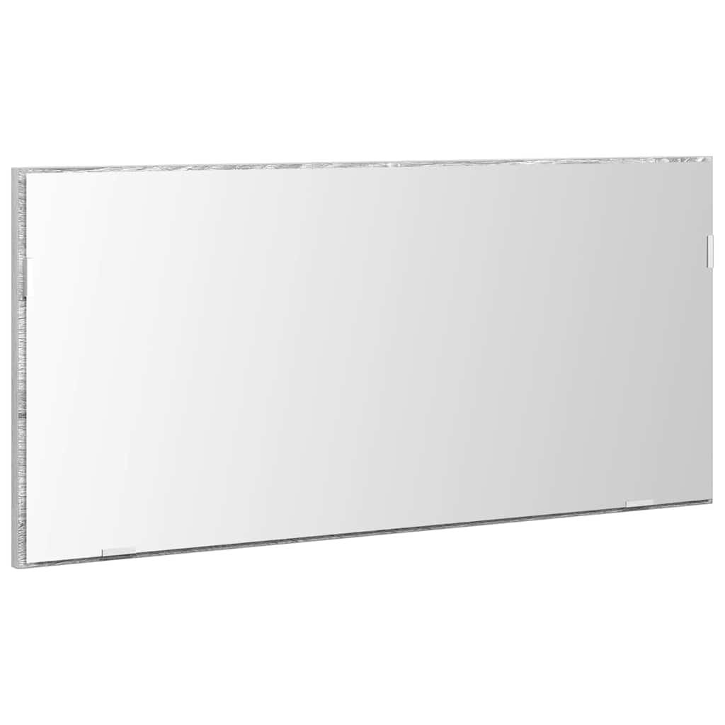 vidaXL Mirror High grey sonoma 80 x 37 cm Glass and Engineered Wood