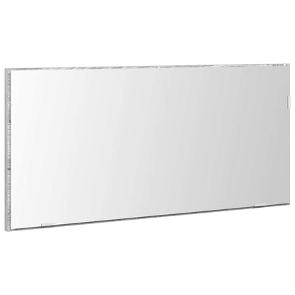 vidaXL Mirror High grey sonoma 80 x 37 cm Glass and Engineered Wood