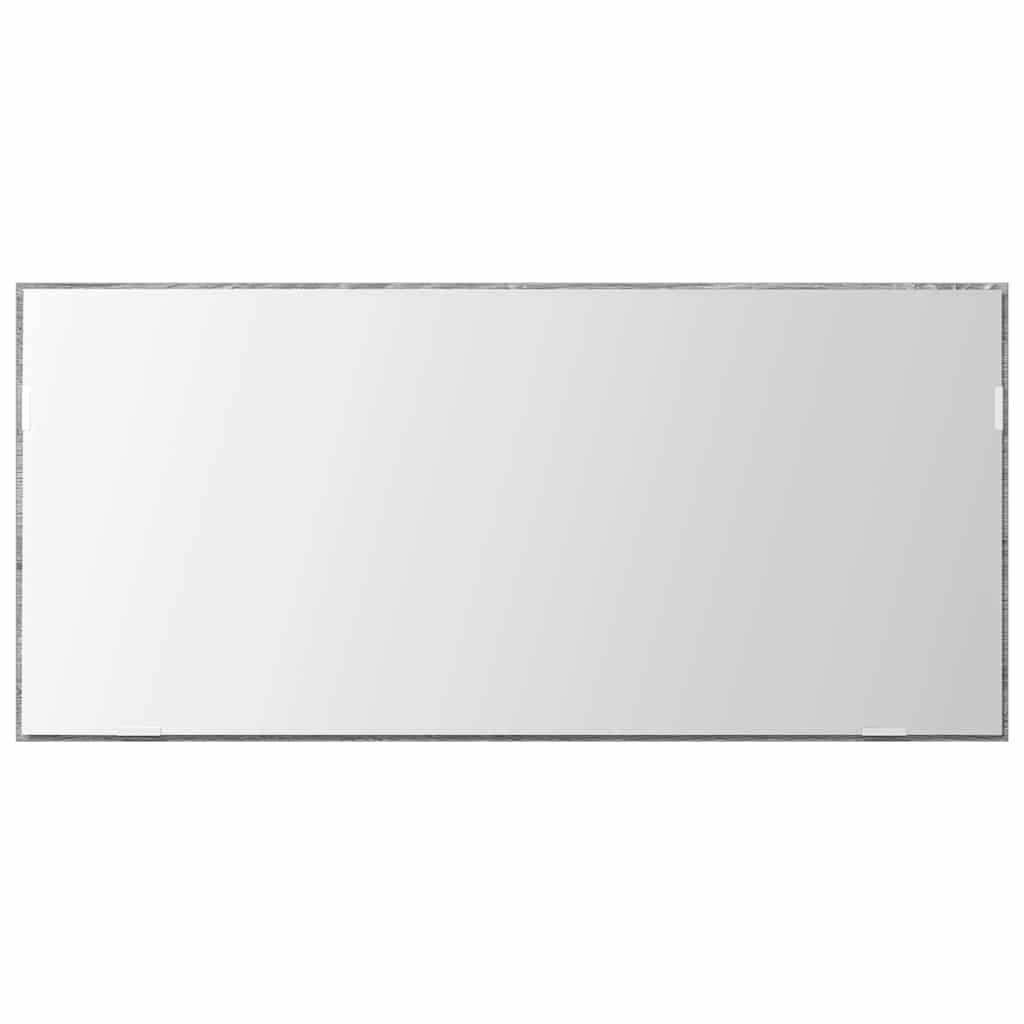 vidaXL Mirror High grey sonoma 80 x 37 cm Glass and Engineered Wood