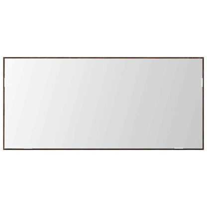 vidaXL Mirror Brown oak 80 x 37 cm Glass and Engineered Wood