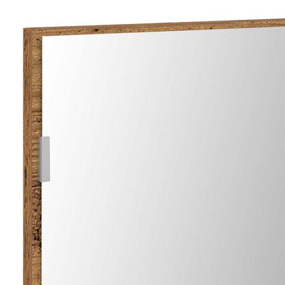 vidaXL Mirror Old wood 80 x 37 cm Glass and Engineered Wood