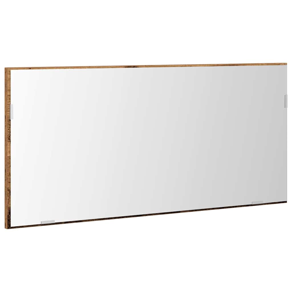 vidaXL Mirror Old wood 80 x 37 cm Glass and Engineered Wood