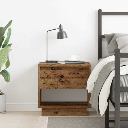 vidaXL Nightstand Old Wood 45 x 34 x 44 cm Engineered Wood