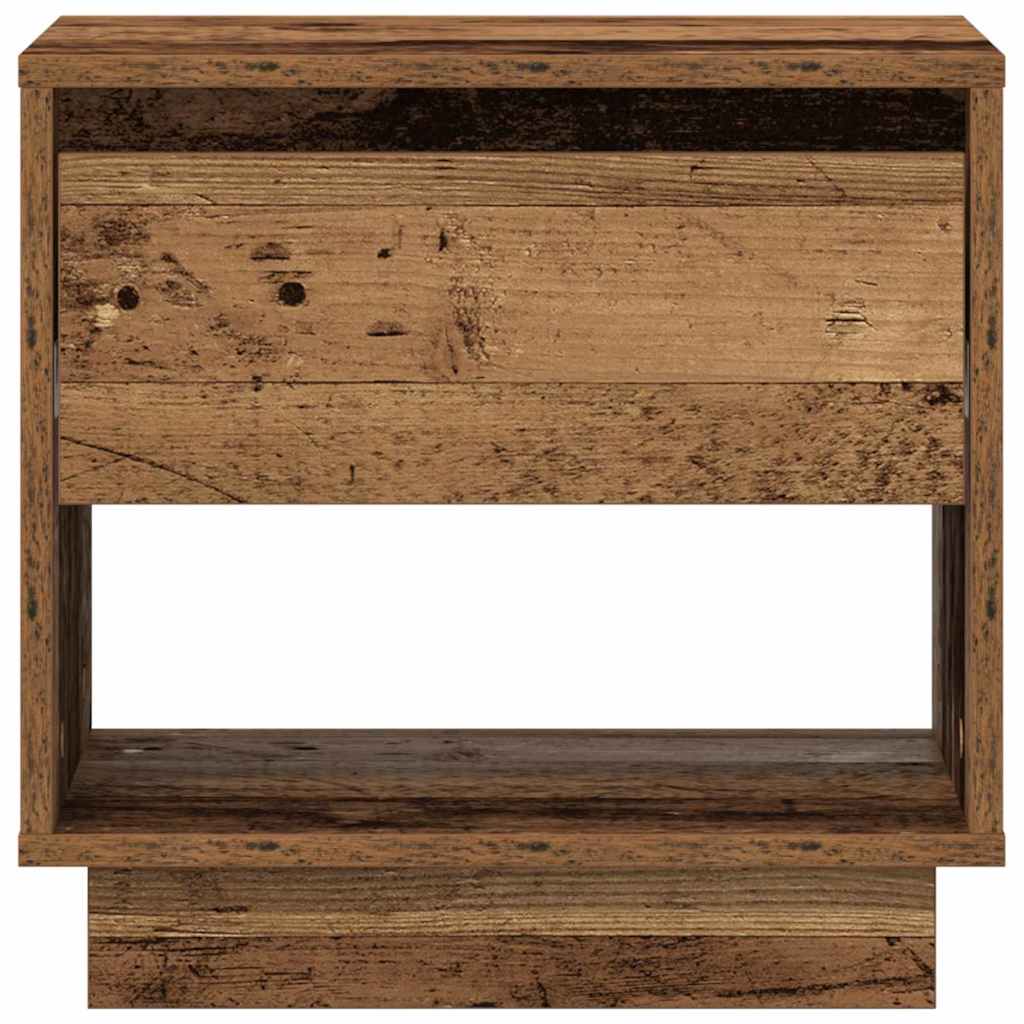 vidaXL Nightstand 2 pcs Old Wood 45 x 34 x 44 cm Engineered Wood