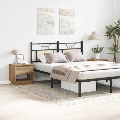 vidaXL Nightstand 2 pcs Artisan Oak 45 x 34 x 44 cm Engineered Wood
