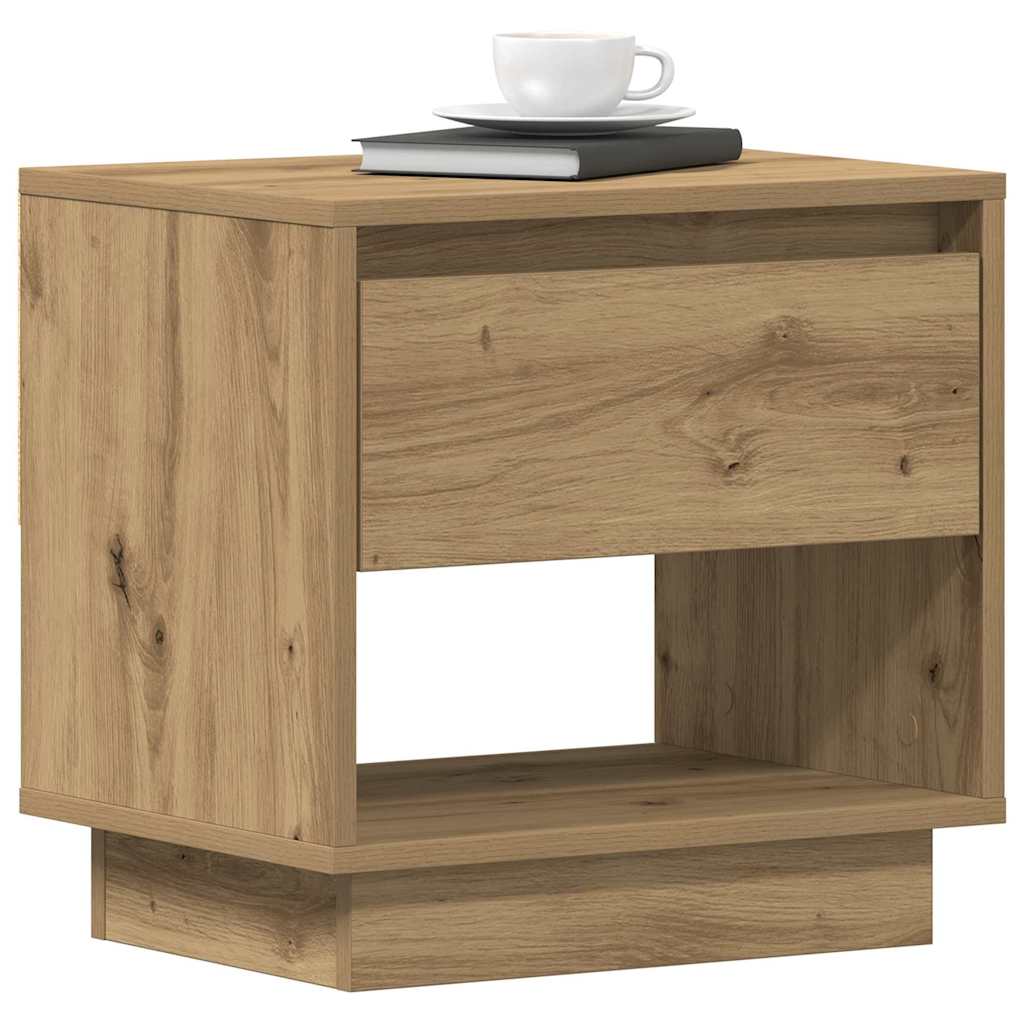 vidaXL Nightstand 2 pcs Artisan Oak 45 x 34 x 44 cm Engineered Wood
