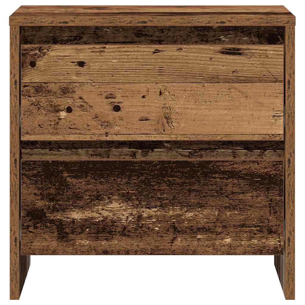 vidaXL Bedside Cabinet Old Wood 45 x 34 x 44.5 cm Engineered Wood