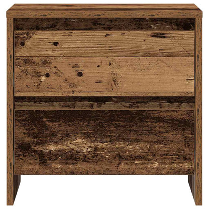 vidaXL Bedside Cabinet Old Wood 45 x 34 x 44.5 cm Engineered Wood
