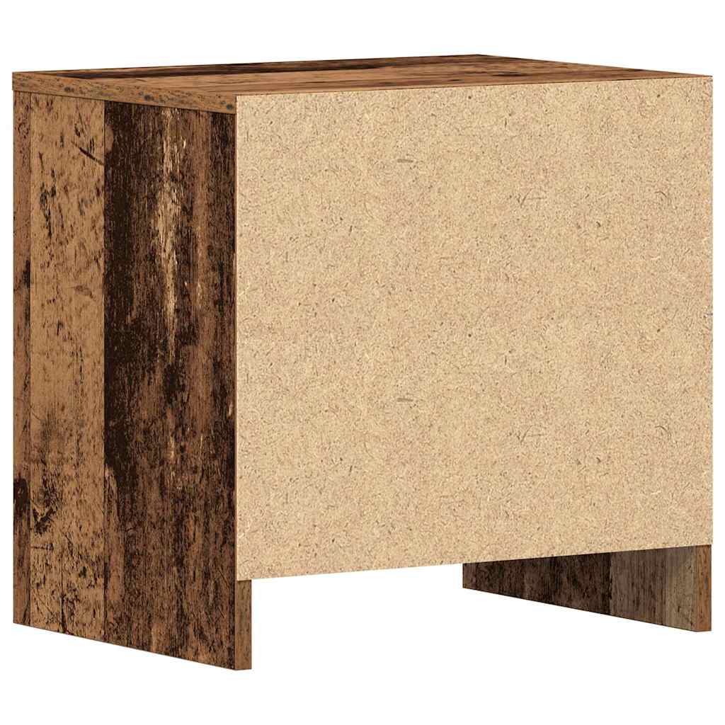 vidaXL Bedside Cabinet 2 pcs Old Wood 45 x 34 x 44.5 cm