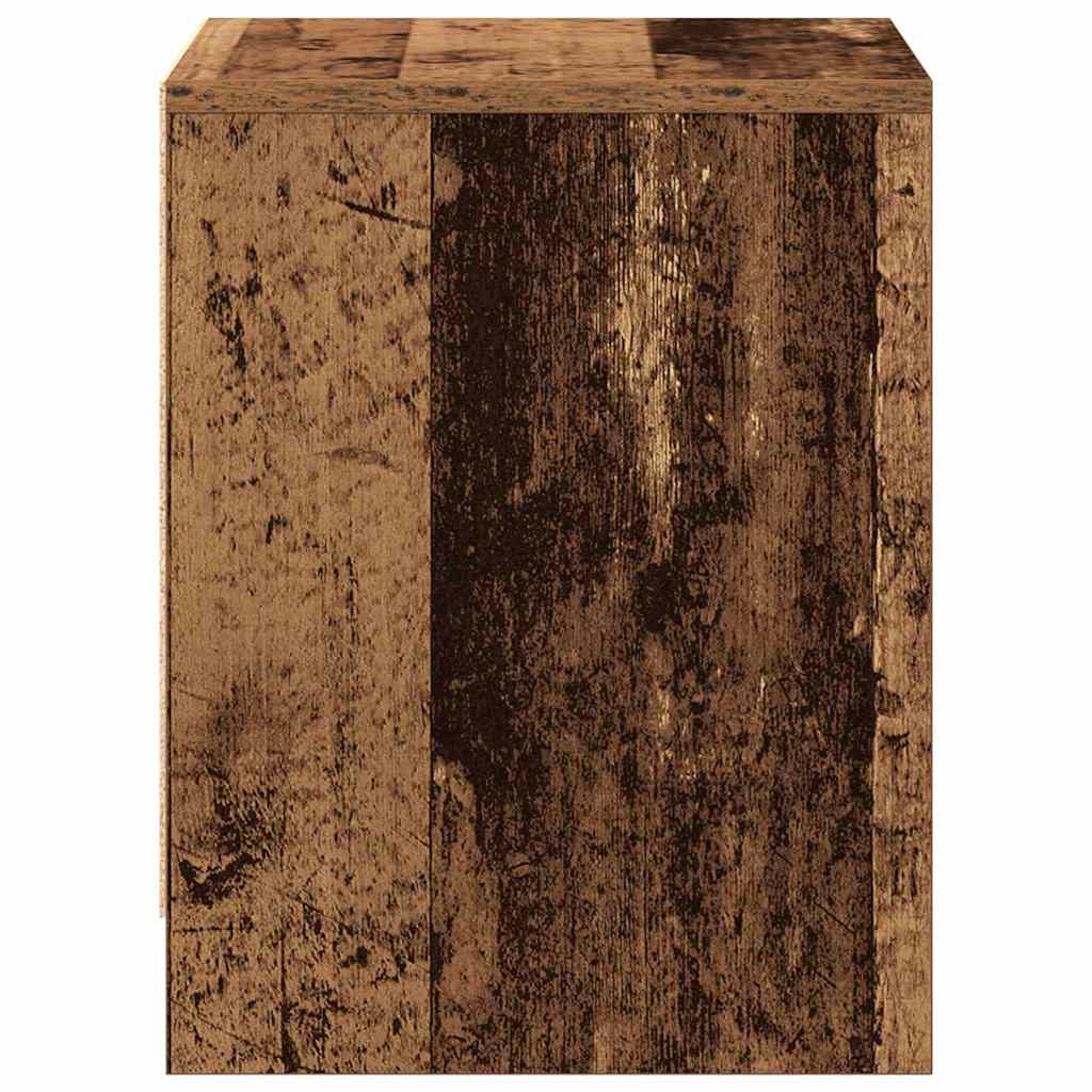 vidaXL Bedside Cabinet 2 pcs Old Wood 45 x 34 x 44.5 cm