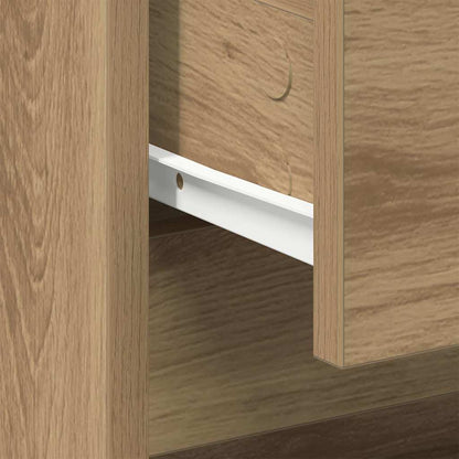 vidaXL Bedside Cabinet 2 pcs Artisan Oak 45 x 34 x 44.5 cm