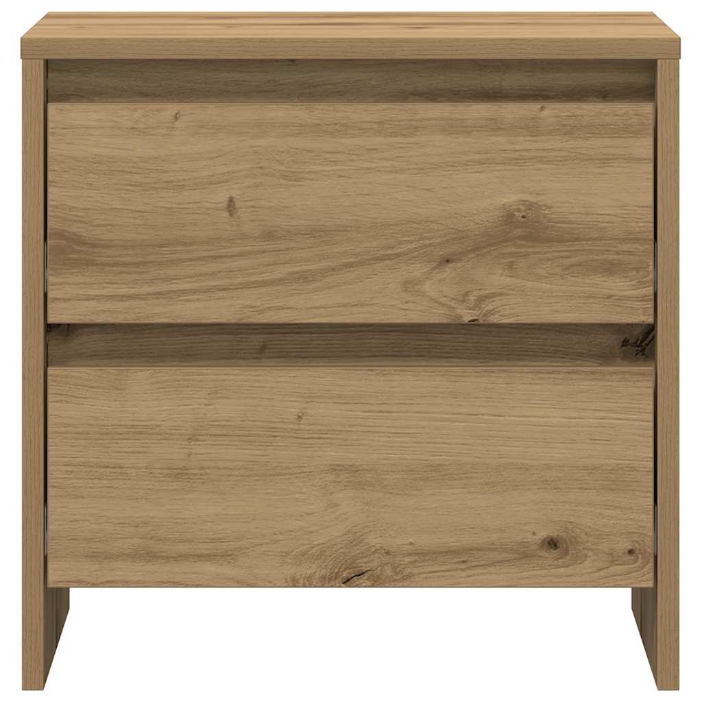 vidaXL Bedside Cabinet 2 pcs Artisan Oak 45 x 34 x 44.5 cm