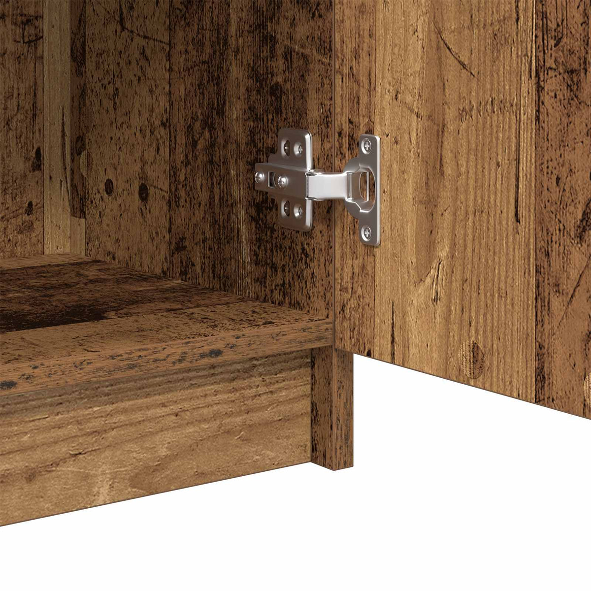 vidaXL Bathroom Cabinet Old wood 32 x 34 x 90 cm Engineered wood