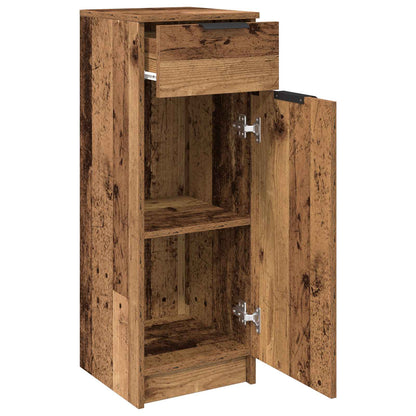 vidaXL Bathroom Cabinet Old wood 32 x 34 x 90 cm Engineered wood