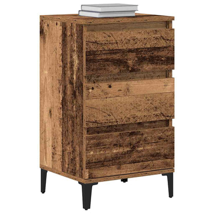 vidaXL Bedside Cabinet Old Wood 45 x 35 x 44 cm Engineered Wood