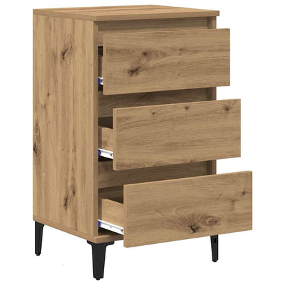 vidaXL Bedside Cabinet Artisan Oak 45 x 35 x 44 cm Engineered Wood