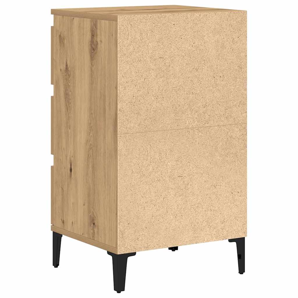 vidaXL Bedside Cabinet Artisan Oak 45 x 35 x 44 cm Engineered Wood