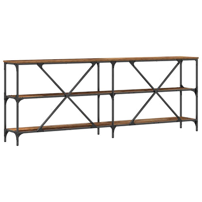 vidaXL Console Table Old Wood 200 x 30 x 75 cm Engineered Wood