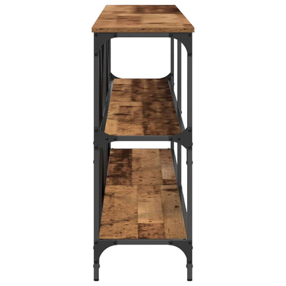 vidaXL Console Table Old Wood 200 x 30 x 75 cm Engineered Wood