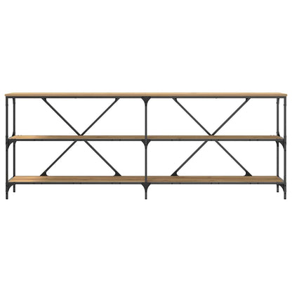 vidaXL Console Table Artisian Oak 200 x 30 x 75 cm Engineered Wood