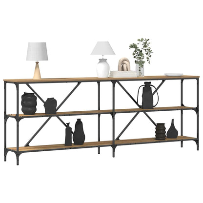 vidaXL Console Table Artisian Oak 200 x 30 x 75 cm Engineered Wood