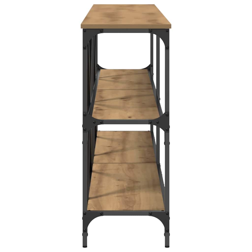 vidaXL Console Table Artisian Oak 200 x 30 x 75 cm Engineered Wood