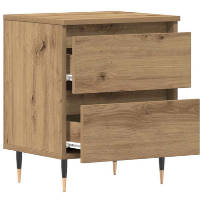vidaXL Bedside Cabinet Artisan Oak 40 x 35 x 50 cm Engineered Wood
