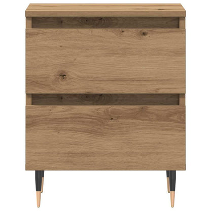 vidaXL Bedside Cabinet Artisan Oak 40 x 35 x 50 cm Engineered Wood