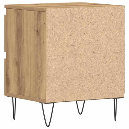 vidaXL Bedside Cabinet 2 pcs Artisan oak 40 x 35 x 50 cm