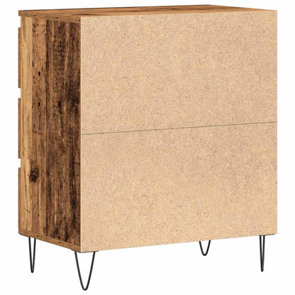 vidaXL Sideboard with Drawer Old Wood 60 x 35 x 70 cm Engineered Wood