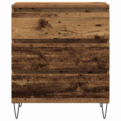 vidaXL Sideboard with Drawer Old Wood 60 x 35 x 70 cm Engineered Wood