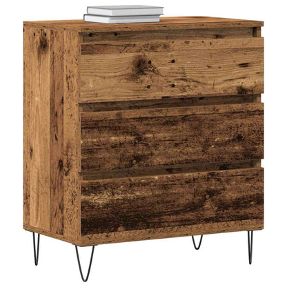 vidaXL Sideboard with Drawer Old Wood 60 x 35 x 70 cm Engineered Wood